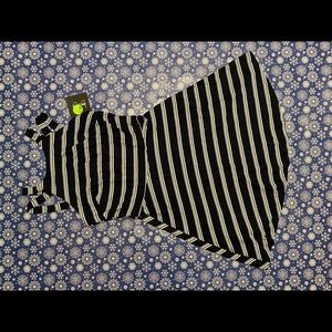 White striped summer dress